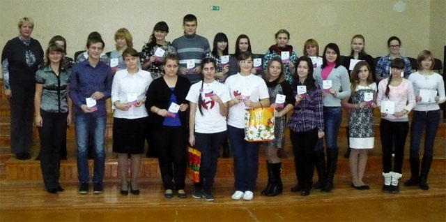 Юные добровольцы